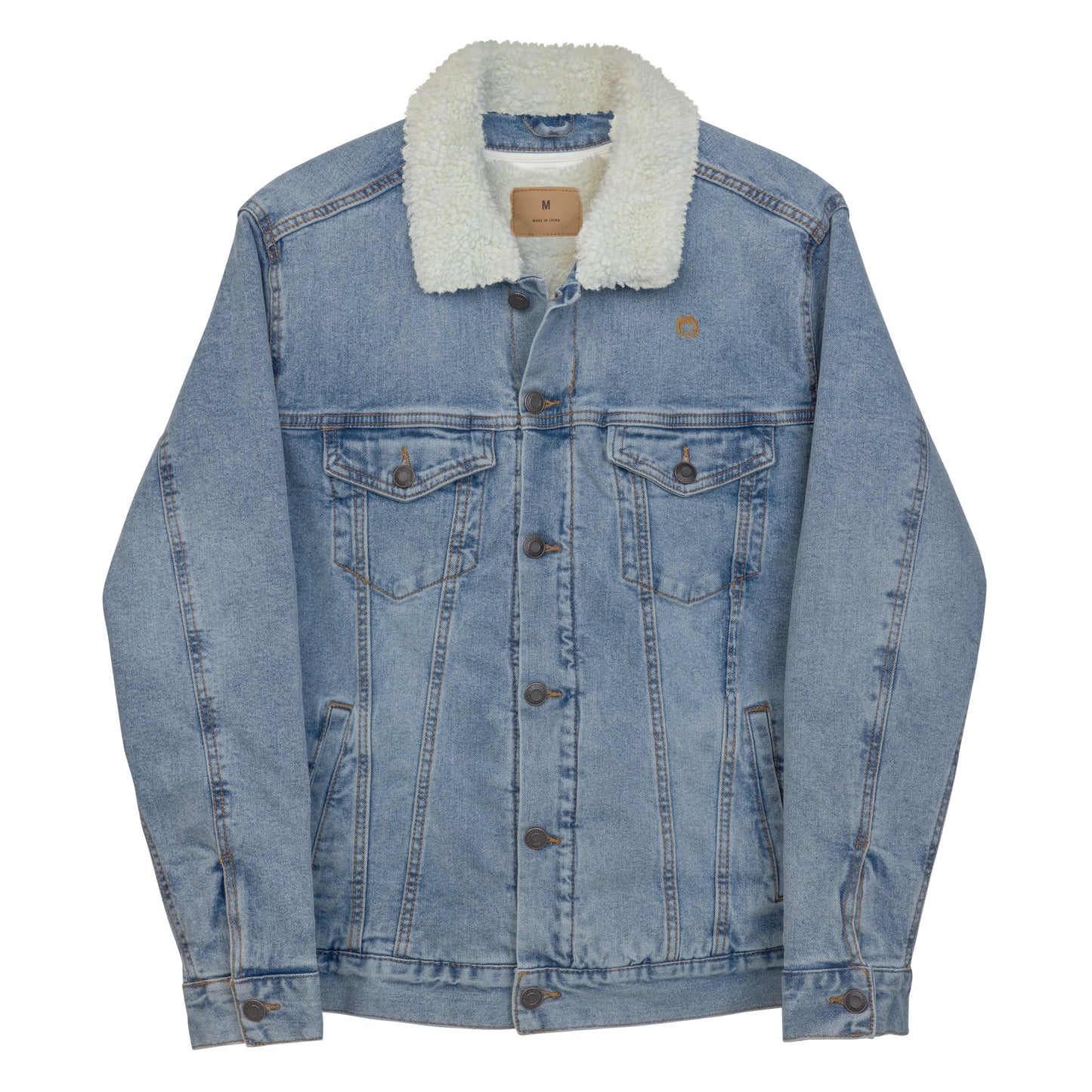 Denim sherpa jacket